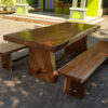 Harga Meja Makan Trembesi Kayu Solid Grade A Quality BA-25