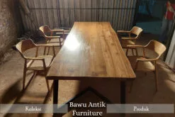 Meja Makan Jati Minimalis Industrial Design Sale BA-41.1