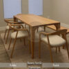 Meja Makan Minimalis Jati Modern Interior Style BA-80
