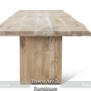 Meja Kayu Trembesi Solid Natural Waterbase Color BA-158.1