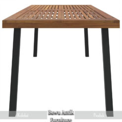 Meja Makan Minimalis Jati Outdoor Desain Modern BA-199.1