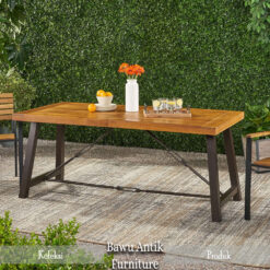 Meja Makan Minimalis Modern Industrial Style Best Sale BA-195