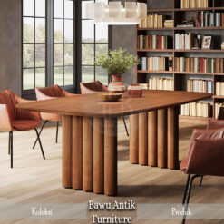 Meja Makan Minimalis Modern Kayu Jati High Quality BA-182.1