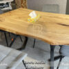 Meja Makan Trembesi Modern Minimalis Style Industrialis BA-144