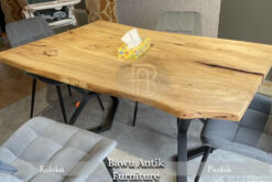 Meja Makan Trembesi Modern Minimalis Style Industrialis BA-144