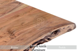 Meja Solid Jati Natural Industrial Desain Berkualitas BA-154.1