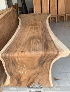 Meja Solid Trembesi Model U Full Kayu Great Quality BA-184