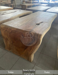 Meja Solid Trembesi Model U Harga Terjangkau Berkualitas BA-189