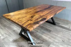 Meja Makan Solid Jati Industrial Modern Elegant Style BA-224.1