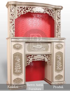 Meja Altar Kayu Jati Ukir Jepara Desain Mewah Classic Carving BA-234