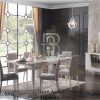 Meja Makan Minimalis Kayu Solid Jepara Duco Color New Glossy BA-271.1