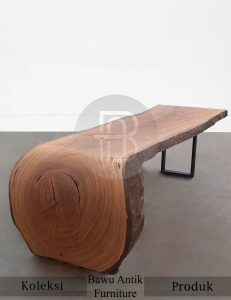 Meja Meeting Besar Kayu Utuh Desain Meja Rapat Minimalis Modern BA 277
