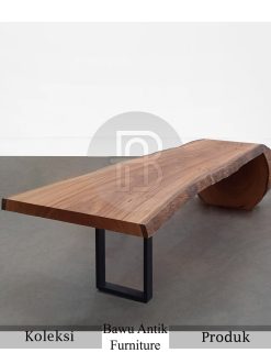Meja Meeting Besar Kayu Utuh Desain Meja Rapat Minimalis Modern BA-277.1