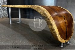 Meja Solid Kayu Trembesi Waterfall Series Luxury Type BA-255