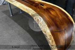 Meja Solid Kayu Trembesi Waterfall Series Luxury Type BA-255.1