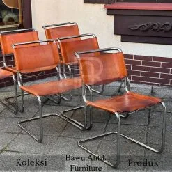 Kursi Cesca Minimalis Modern Elegant Simple Leather Fabric BA-300