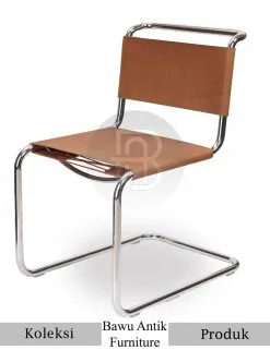 Kursi Cesca Minimalis Luxury Fabric Leather Furniture Jepara BA-308.1
