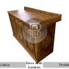Meja Altar Katolik Kayu Jati Solid Natural Klasik Ukiran BA-315.2
