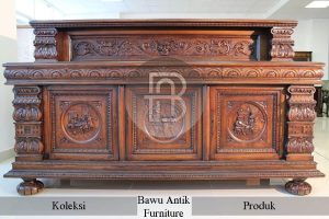 Meja Altar Kayu Jati Ukiran Klasik Desain Meja Altar Gereja BA 322