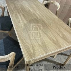 Meja Jati Jepara Vintage Design Waterbase Color BA-337.1