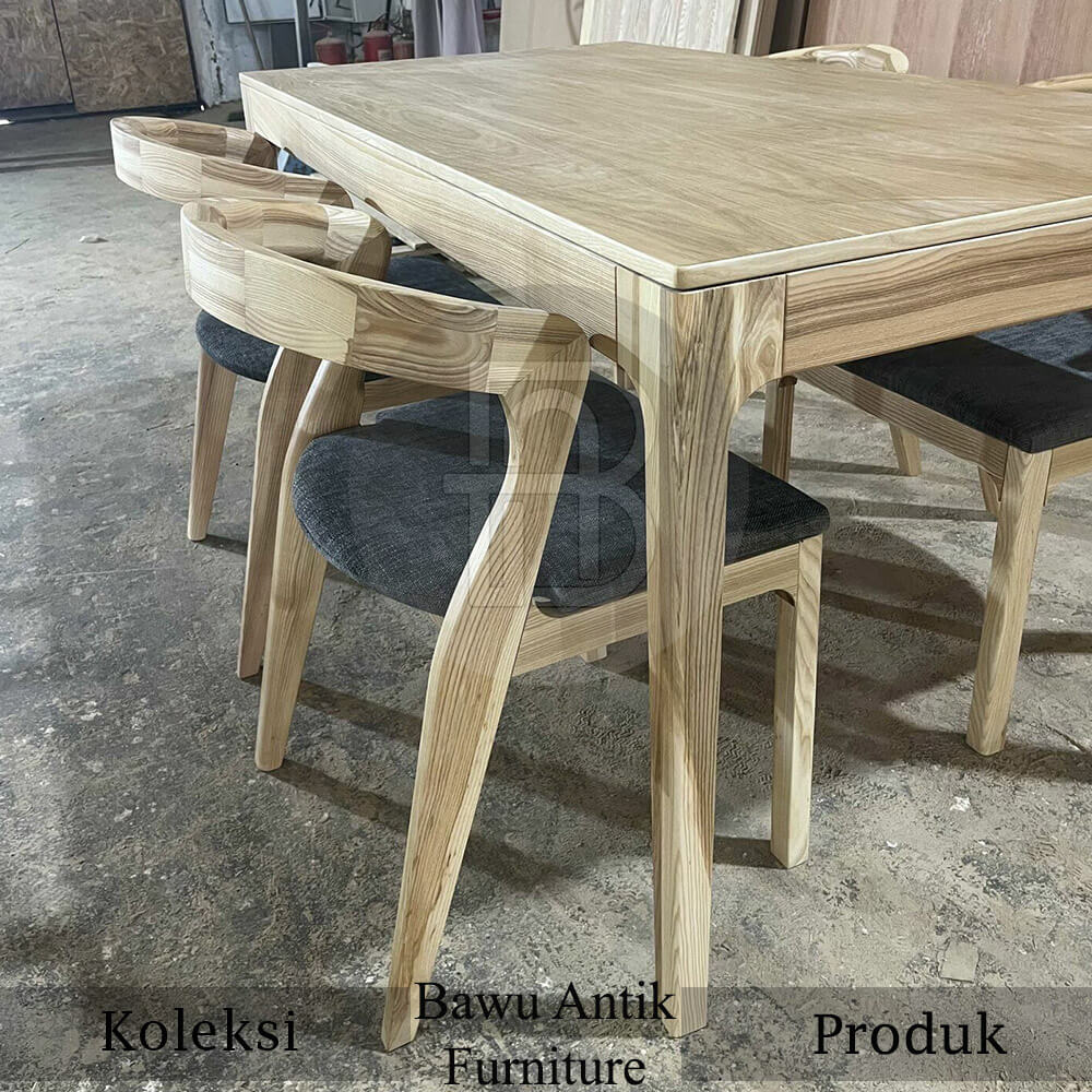Meja Jati Jepara Vintage Design Waterbase Color BA-337.2