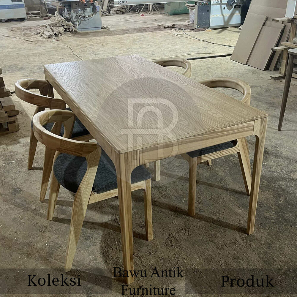 Meja Jati Jepara Vintage Design Waterbase Color BA-337