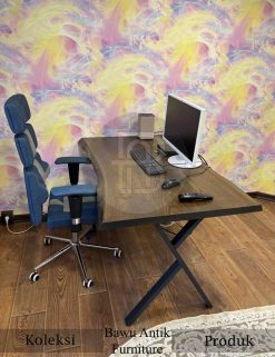 Meja Kantor Kayu Solid Utuh Jati Best Seller BA-331