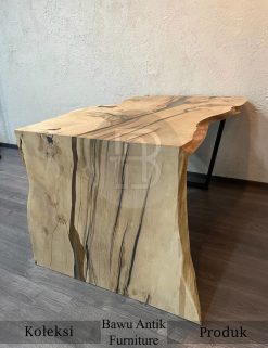 Meja Kantor Kayu Trembesi Waterfall Design High Quality BA-332