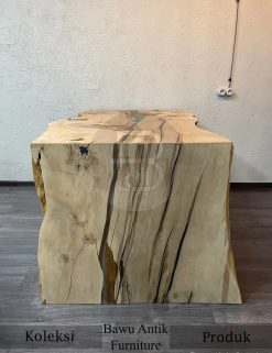Meja Kantor Kayu Trembesi Waterfall Design High Quality BA-332.1