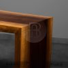 Meja Kayu Trembesi Waterfall Modern Industrial Design BA-357.2