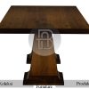 Meja Makan Kayu Solid Jati Natural Salak Brown Best Seller BA-324.1