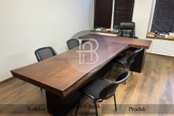 Meja Meeting Solid Kayu Jati Utuh Luxury Style BA-347