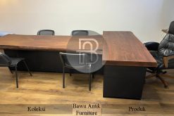 Meja Meeting Solid Kayu Jati Utuh Luxury Style BA-347.1