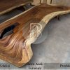 Meja Solid Kayu Trembesi Kayu Utuh Model L Best Quality BA-348