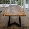 Meja Solid Trembesi Desain Meja Meeting Modern Furniture BA-339.1