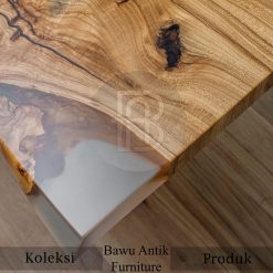 Meja Solid Trembesi Desain Meja Meeting Modern Furniture BA-339.2