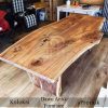 Meja Trembesi Solid Terbaru Serat Alami Life Edge Best Seller BA-356