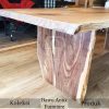 Meja Trembesi Solid Terbaru Serat Alami Life Edge Best Seller BA-356.2
