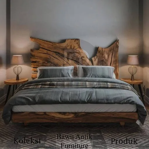 Model Dipan Minimalis Kayu Solid Trembesi Serat Alami High Quality BA-304