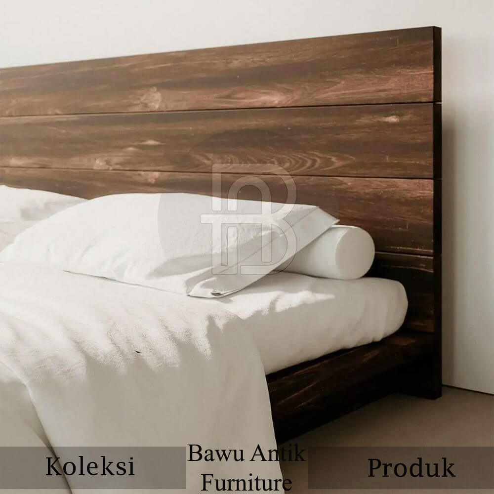 Dipan Kayu Solid Desain Tempat Tidur Minimalis Futuristic BA-403 2 Dipan Kayu Solid Desain Tempat Tidur Minimalis Futuristic BA-403.1