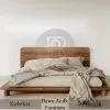 Harga Dipan Minimalis Kayu Jati Retro Vintage Model Terbaru BA-408