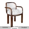 Kursi Cafe Kayu Jati Solid Minimalis Soft Fabric BA-389.2