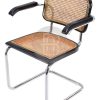 Kursi Cesca Besi Minimalis Modern Rattan Combination BA-383.2