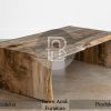 Meja Kayu Trembesi Solid Model U New Released Model BA-414.1