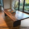 Meja Kayu Trembesi Surface Desain Meja Makan Minimalis Luxury BA-397