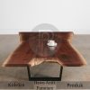 Meja Solid Kayu Trembesi Special Edition Industrial Design BA-418.2