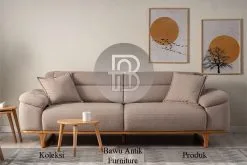 Harga Sofa Minimalis Kayu Jati Solid Best Seller 2025 BA-484