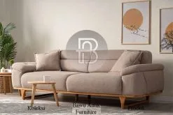Harga Sofa Minimalis Kayu Jati Solid Best Seller 2025 BA-484.1