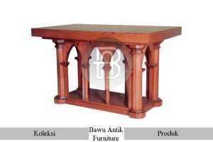 Jual Meja Altar Gereja Kayu Jati Solid Best Seller BA 450