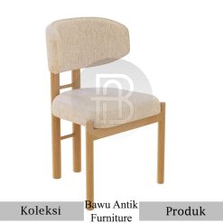 Kursi Makan Kayu Jati Minimalis Modern Style Mebel Jepara BA-457.1